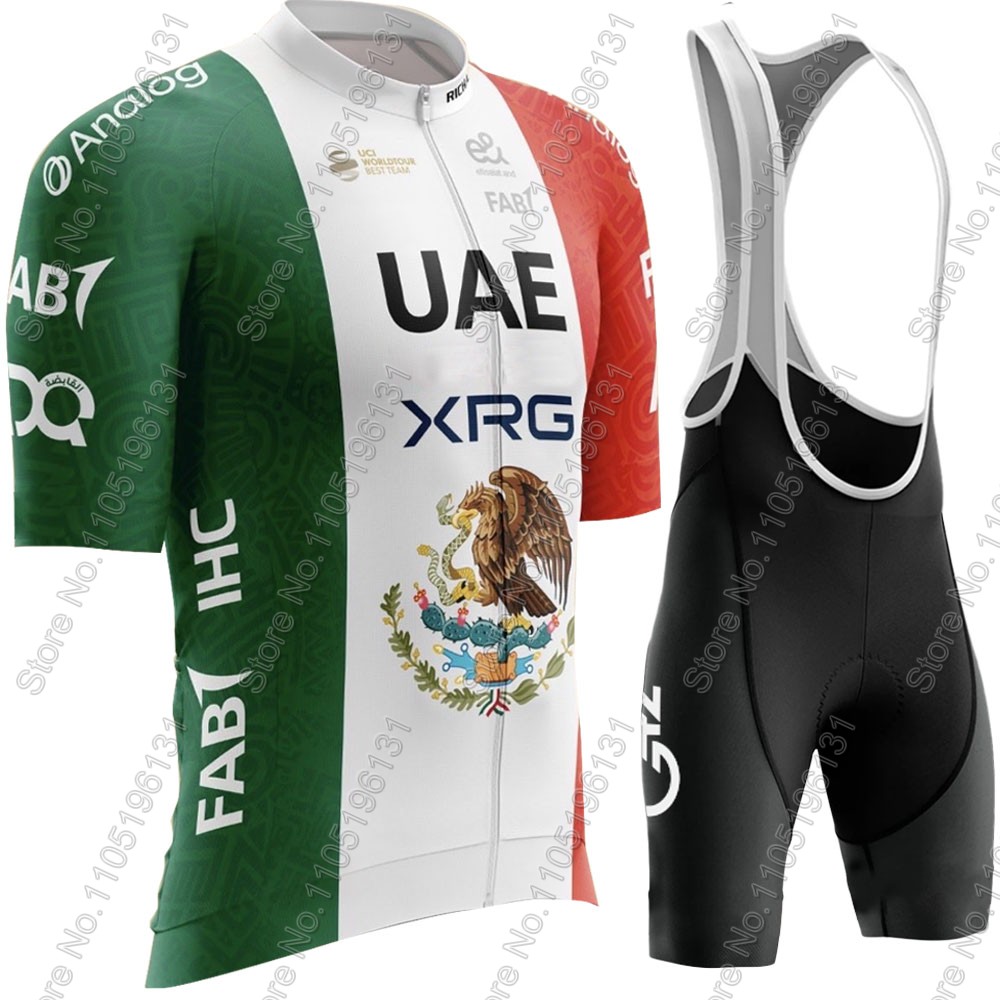 Cycling Bib Shorts - UAE Mexico 2026 Team Cycling Jersey