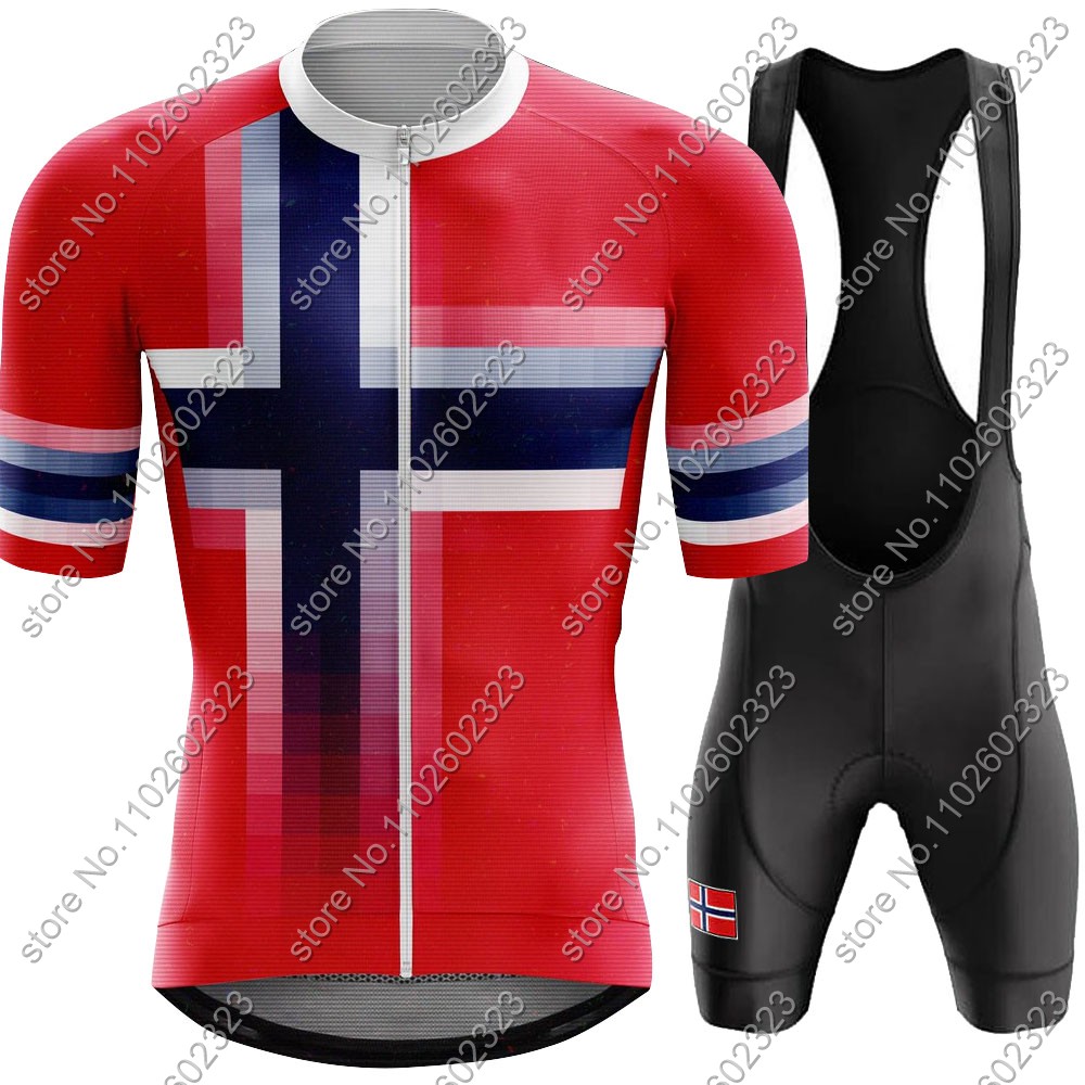 Cycling Bib Shorts - 2024 Norway Cycling Jersey National Team