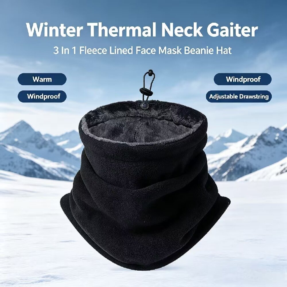 Cycling Face Mask - Winter MotorcycleWarm Mask Men Women Fleece