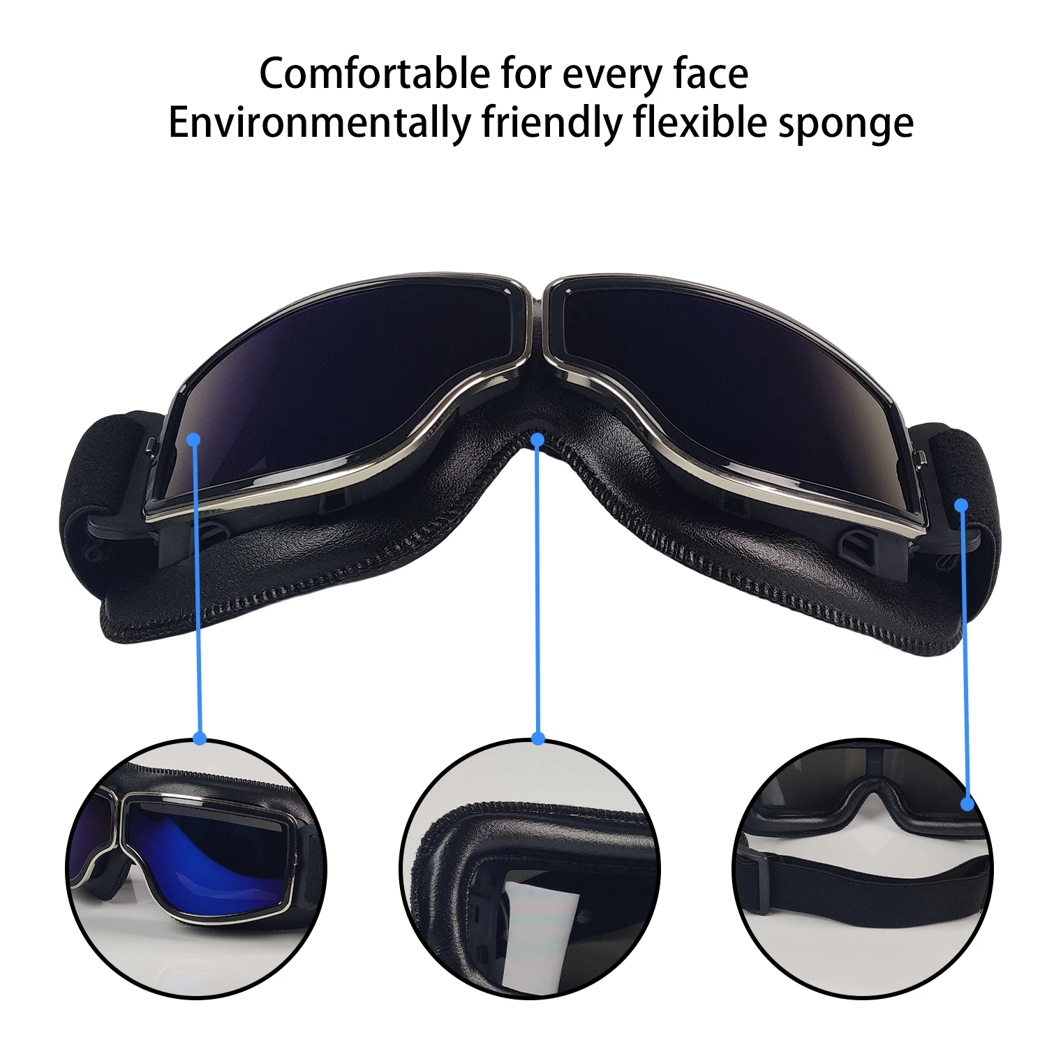 Motorcycle Glasses - Windproof - đánh giá và giá Vintage Cycling Gear