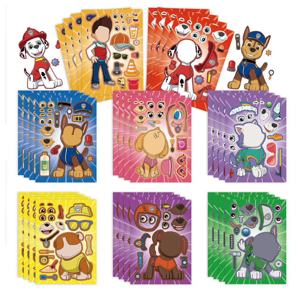 16PCS PAW Patrol Puzzle DIY Ma - đánh giá và giá Bicycle Helmet