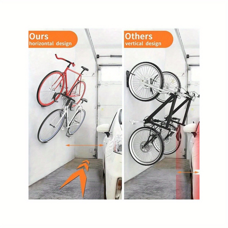 Iron Horizontal Bike Pedal Han - đánh giá và giá Cycling Gear Wall Storage