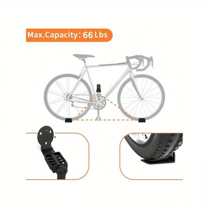 Iron Horizontal Bike Pedal Han - đánh giá và giá Cycling Gear Wall Storage