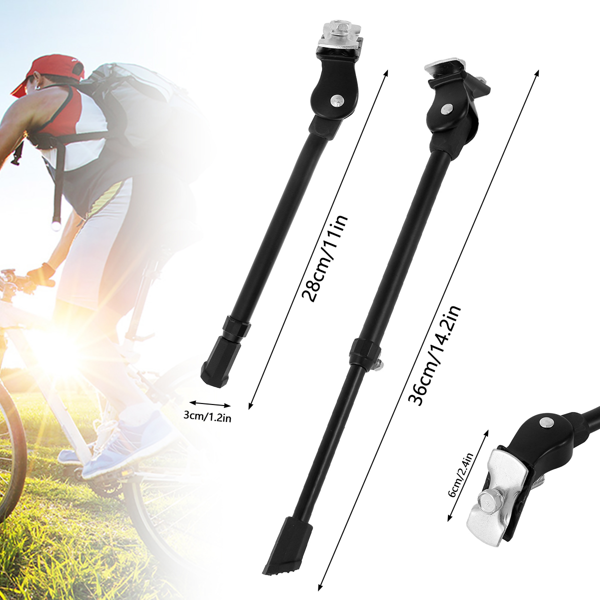 24-27 inch Bicycle Side Suppor - đánh giá và giá Bicycle Kickstand