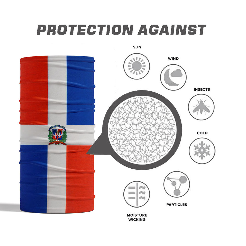 Dominica National Flag Bandana - đánh giá và giá Cycling Face Mask