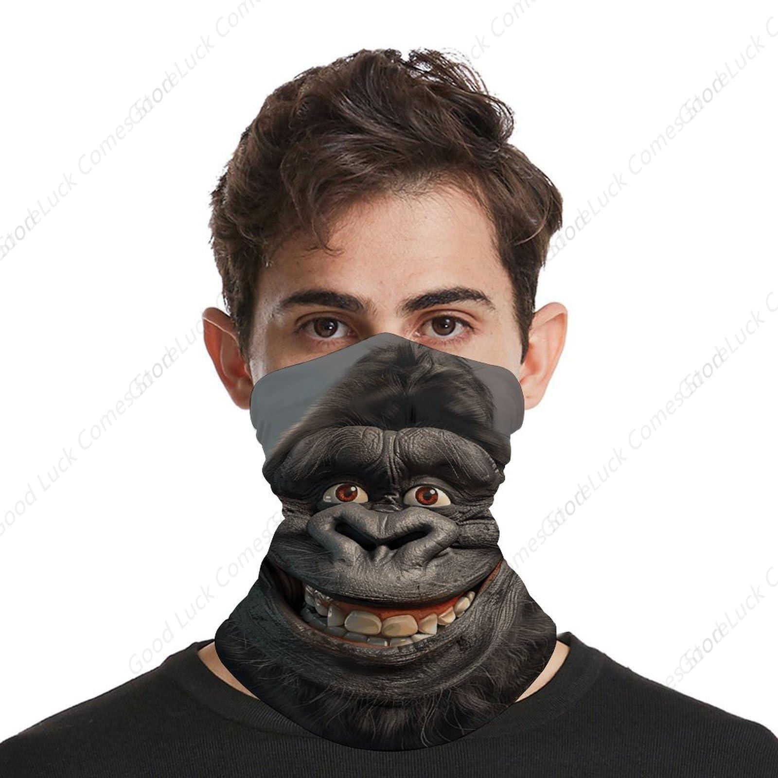 Smiling Gorilla Photo Bandana  - đánh giá và giá Cycling Face Mask