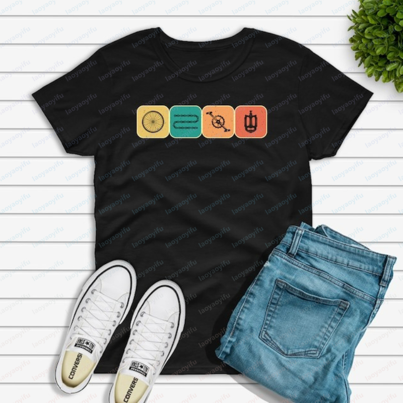 Bike Parts T-shirt Cycling Shi - đánh giá và giá Vintage Cycling Gear