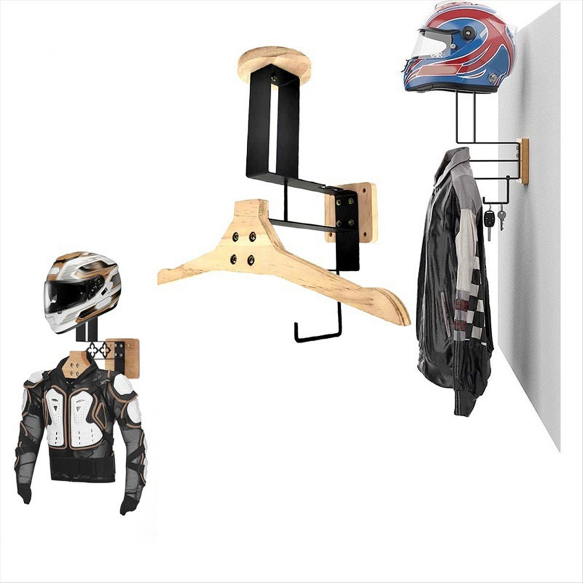 New arrival  Motorcycle Wooden - đánh giá và giá Cycling Gear Wall Storage