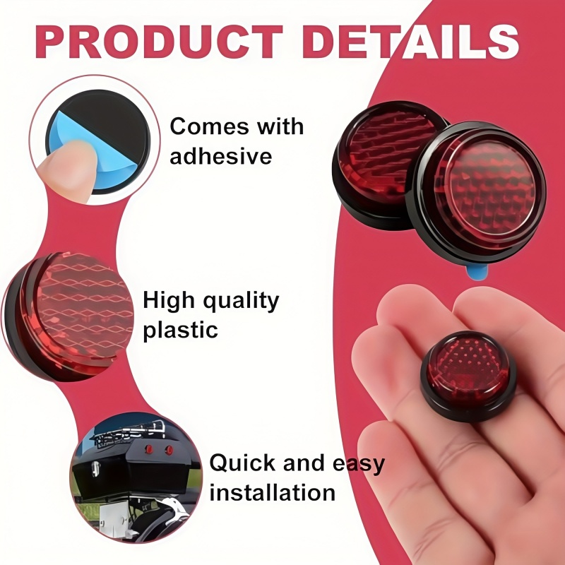 6pc Self-Adhesive Red Vintage  - đánh giá và giá Vintage Cycling Gear