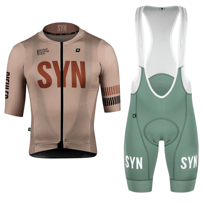 SYN Brown Cycling Clothing men - đánh giá và giá Cycling Bib Shorts