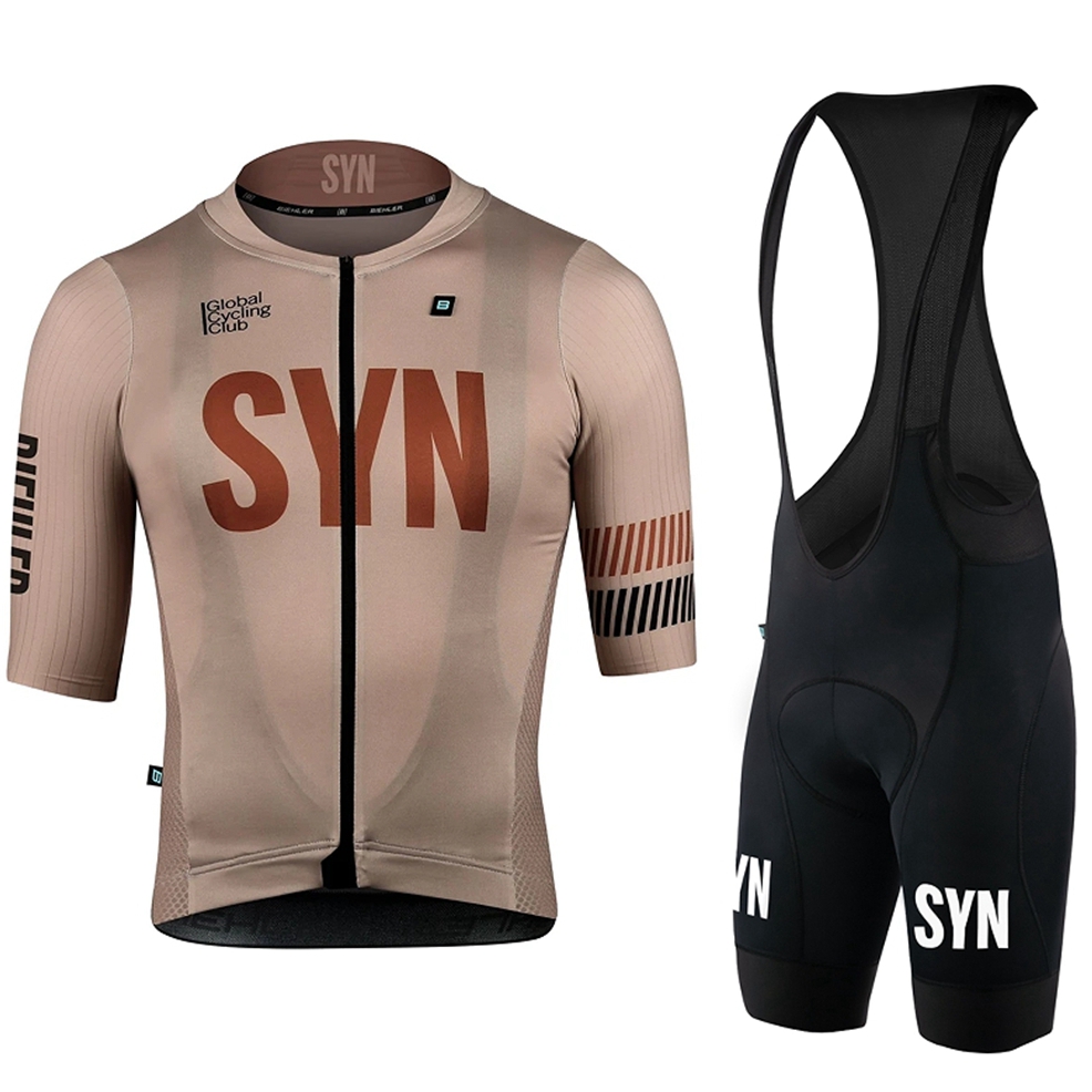 SYN Brown Cycling Clothing men - đánh giá và giá Cycling Bib Shorts