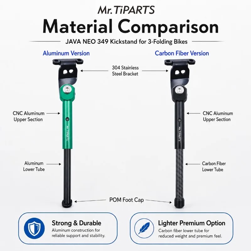 Ultralight Aluminum Alloy Kick - đánh giá và giá Bicycle Kickstand
