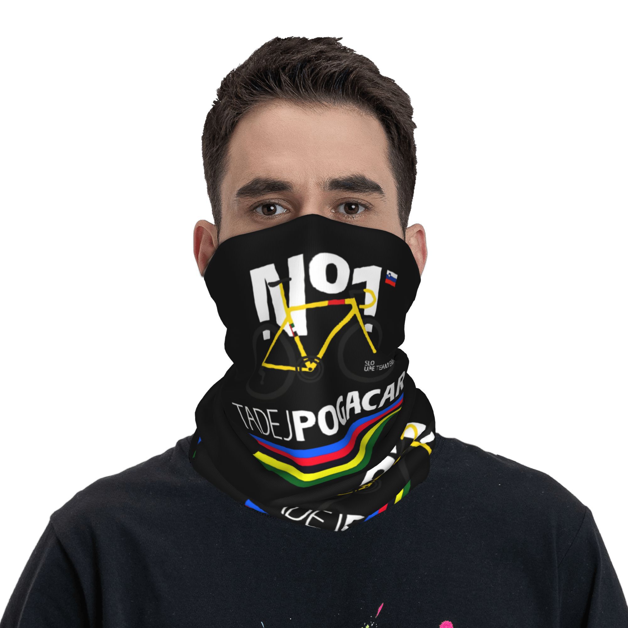 Tadej Pogacar Bicycling  Banda - đánh giá và giá Cycling Face Mask