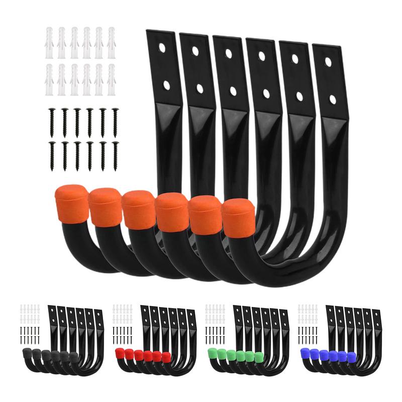 6PCS/Set Bike Wall Mount Hooks - đánh giá và giá Cycling Gear Wall Storage