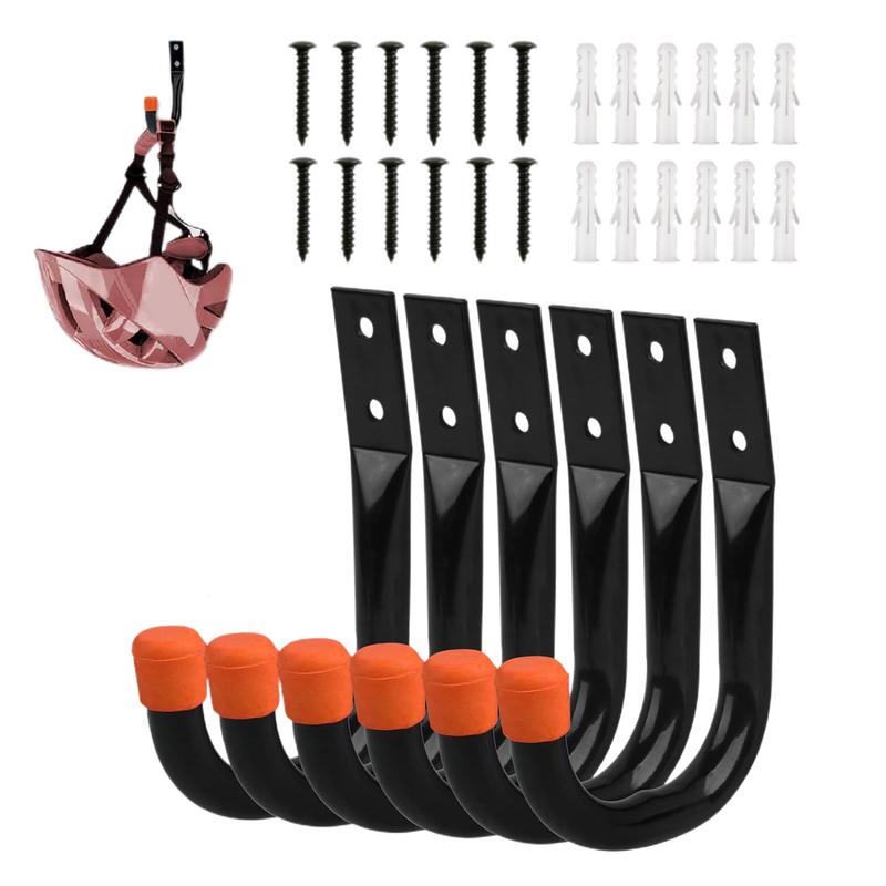 6PCS/Set Bike Wall Mount Hooks - đánh giá và giá Cycling Gear Wall Storage