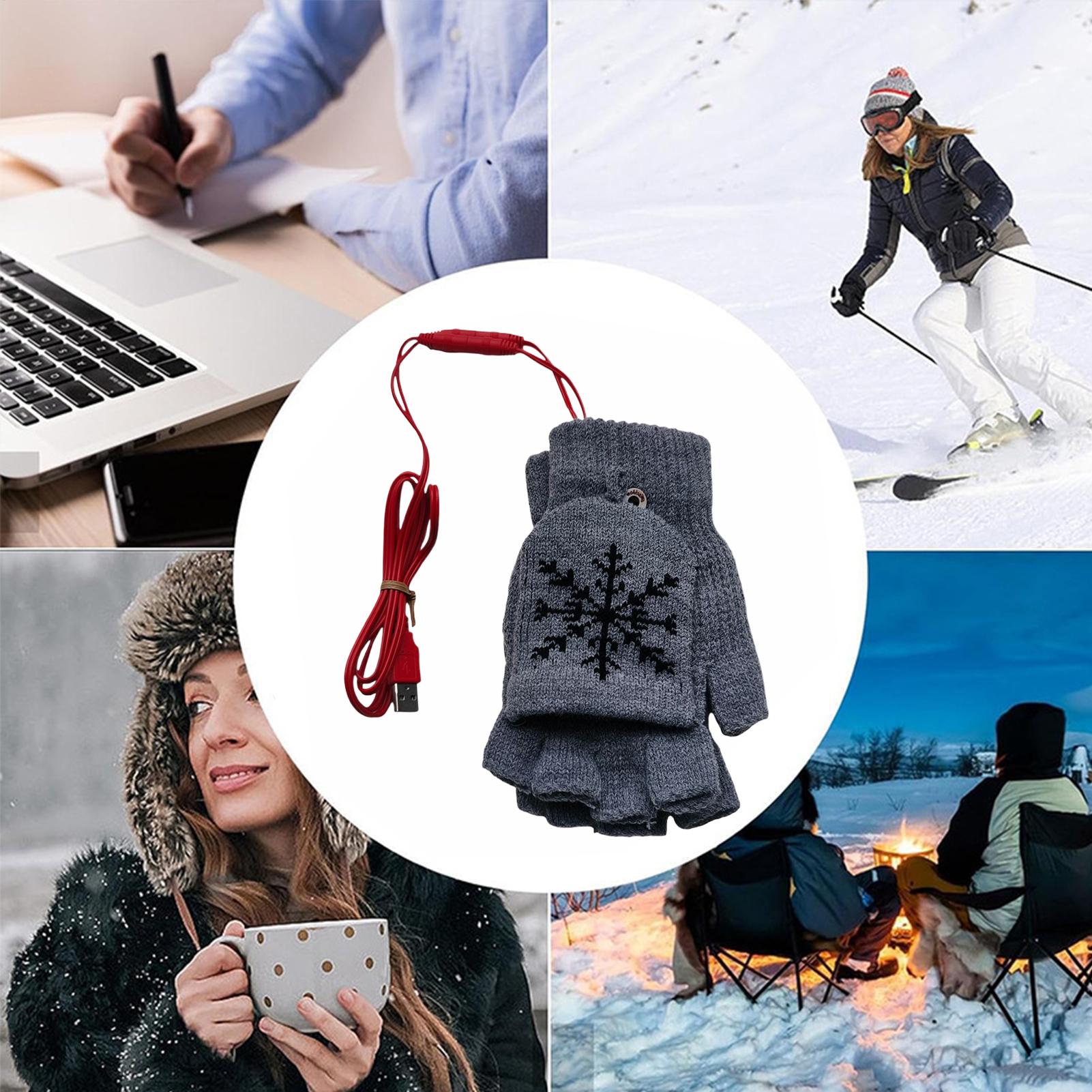 Heated Gloves Fingerless USB H - đánh giá và giá Cycling Gear Cold Weather