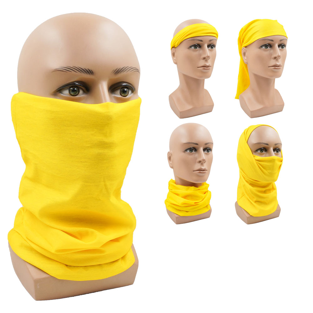 Yellow Multifunction Cycling N - đánh giá và giá Cycling Face Mask