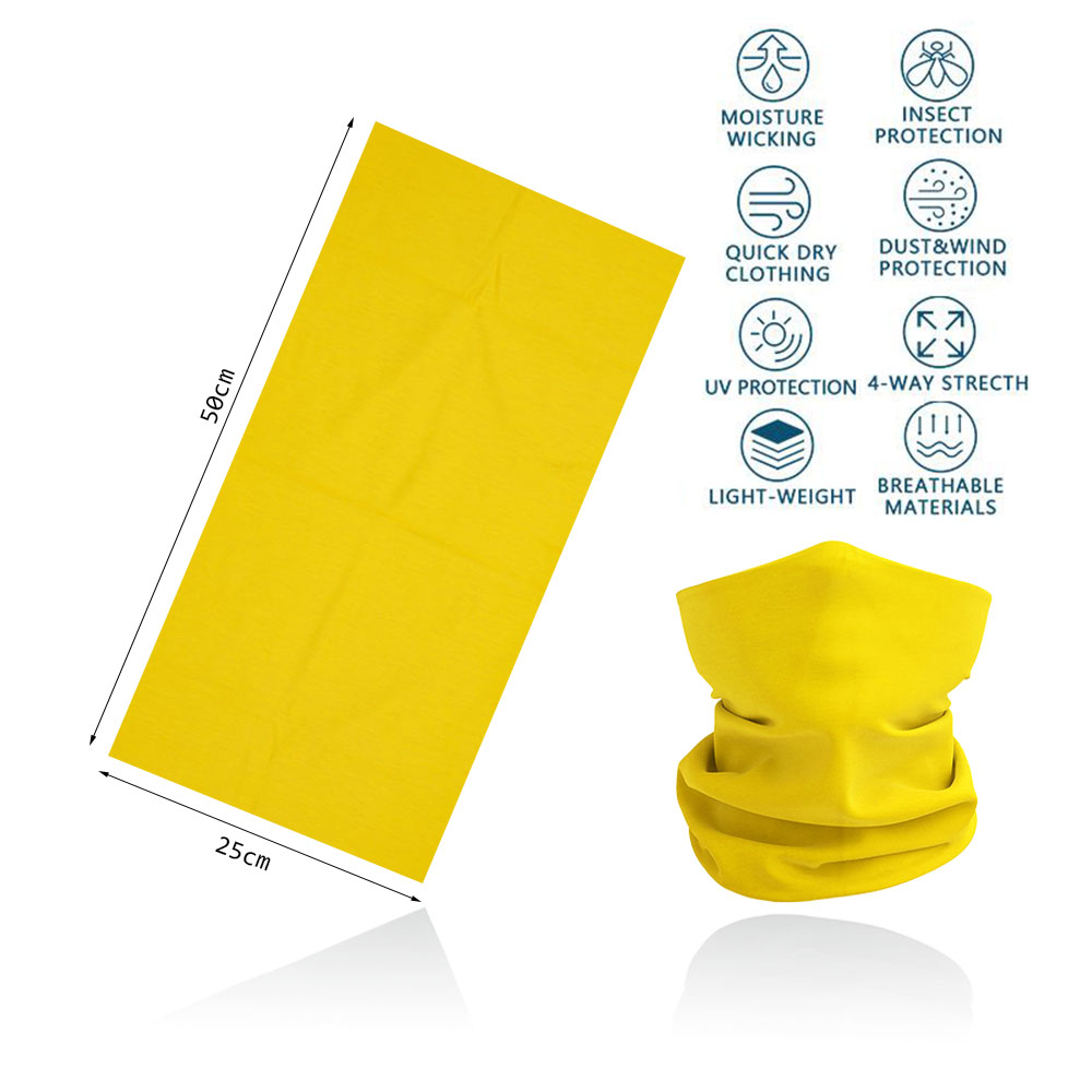 Yellow Multifunction Cycling N - đánh giá và giá Cycling Face Mask