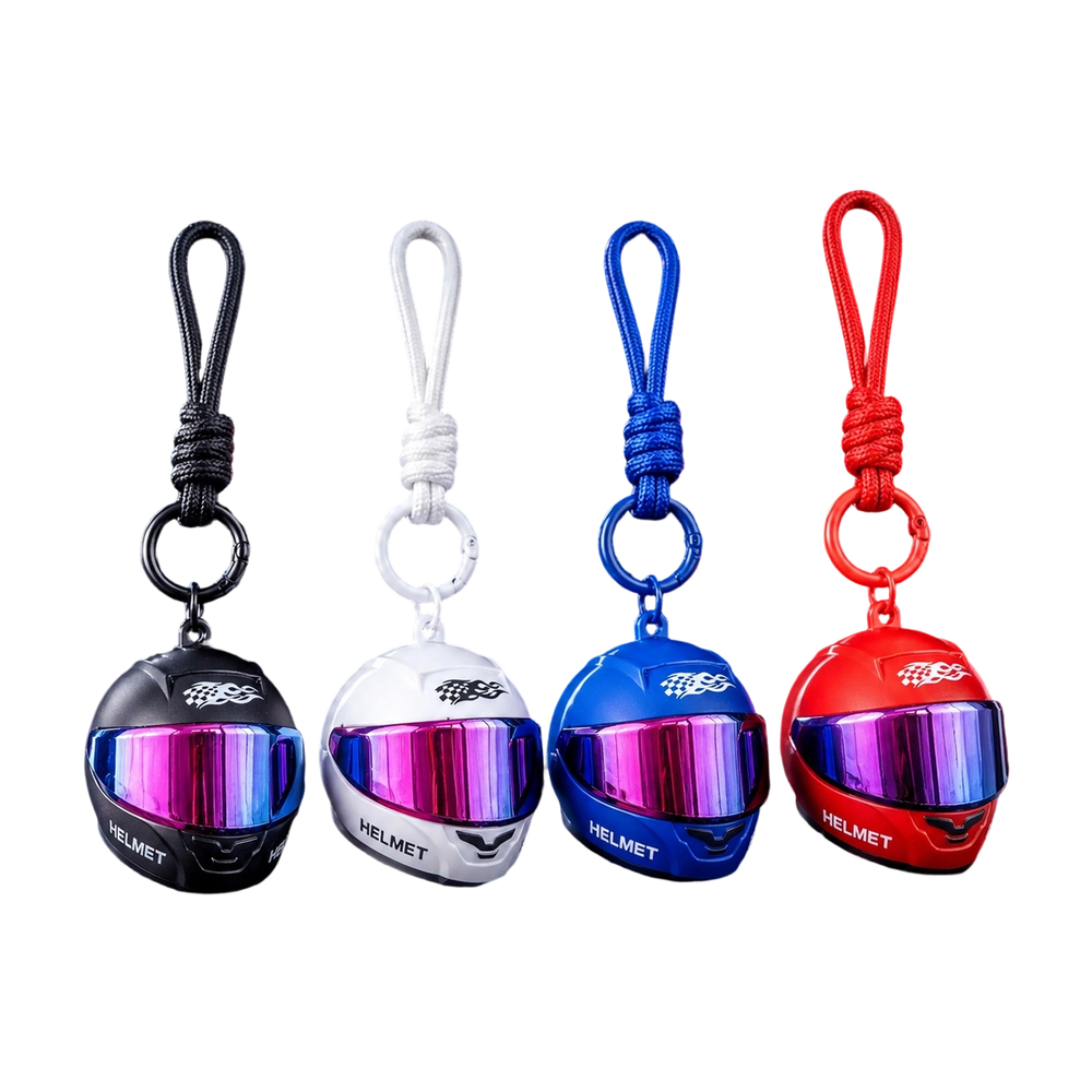 Cool Colorful Helmet Keychain  - đánh giá và giá Bicycle Helmet