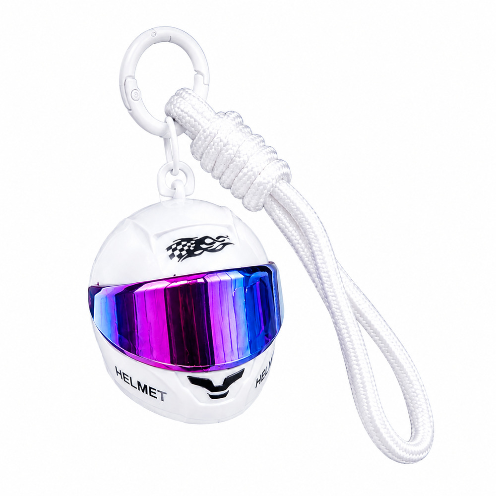 Cool Colorful Helmet Keychain  - đánh giá và giá Bicycle Helmet