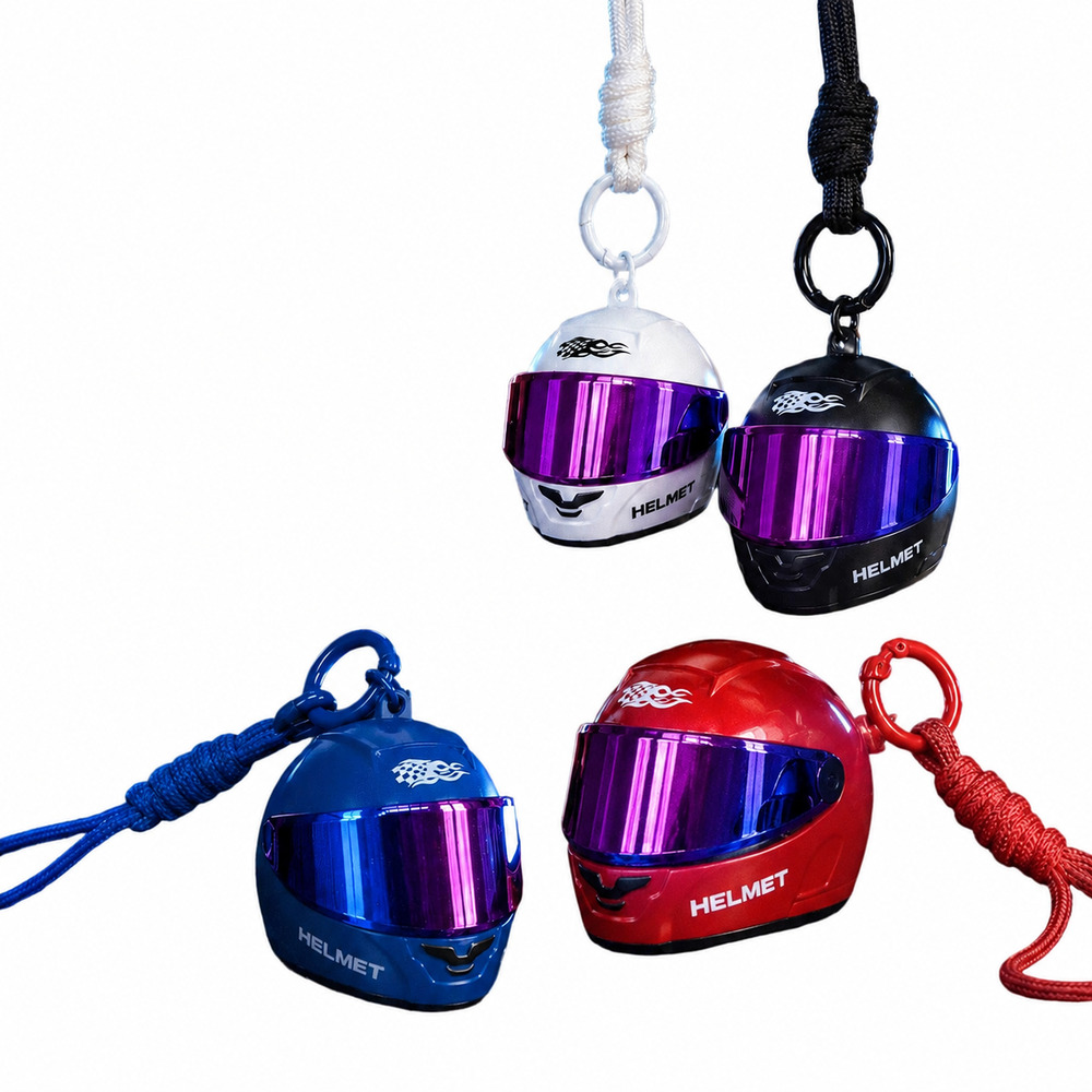 Cool Colorful Helmet Keychain  - đánh giá và giá Bicycle Helmet
