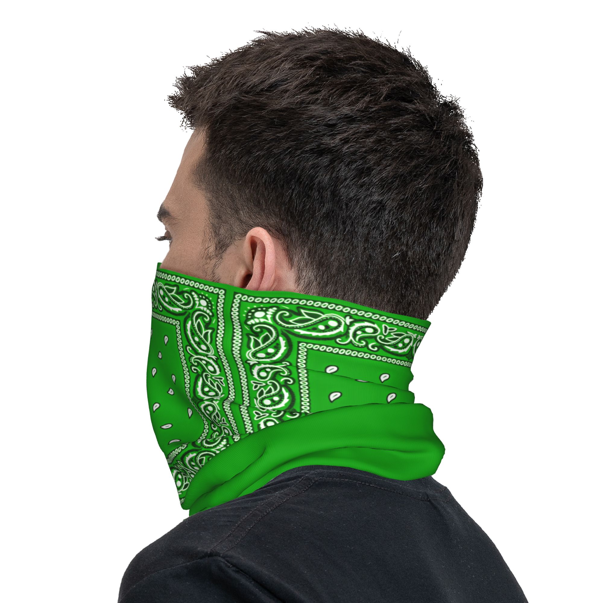 green Bandana  Cool Cycling Ma - đánh giá và giá Cycling Face Mask