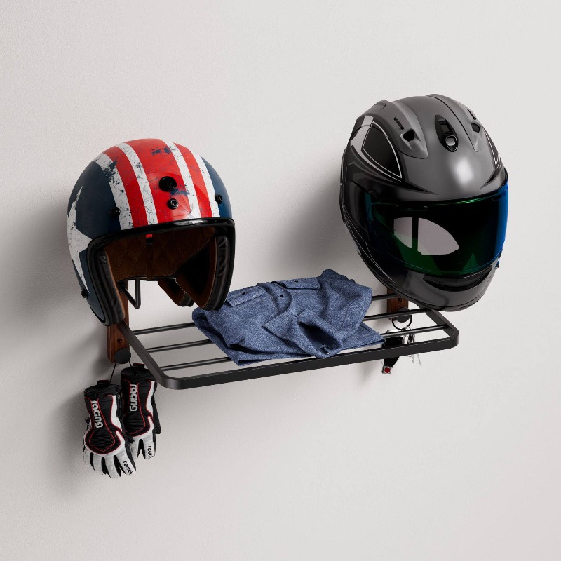 Multifunctional Wall Mount Hel - đánh giá và giá Cycling Gear Wall Storage